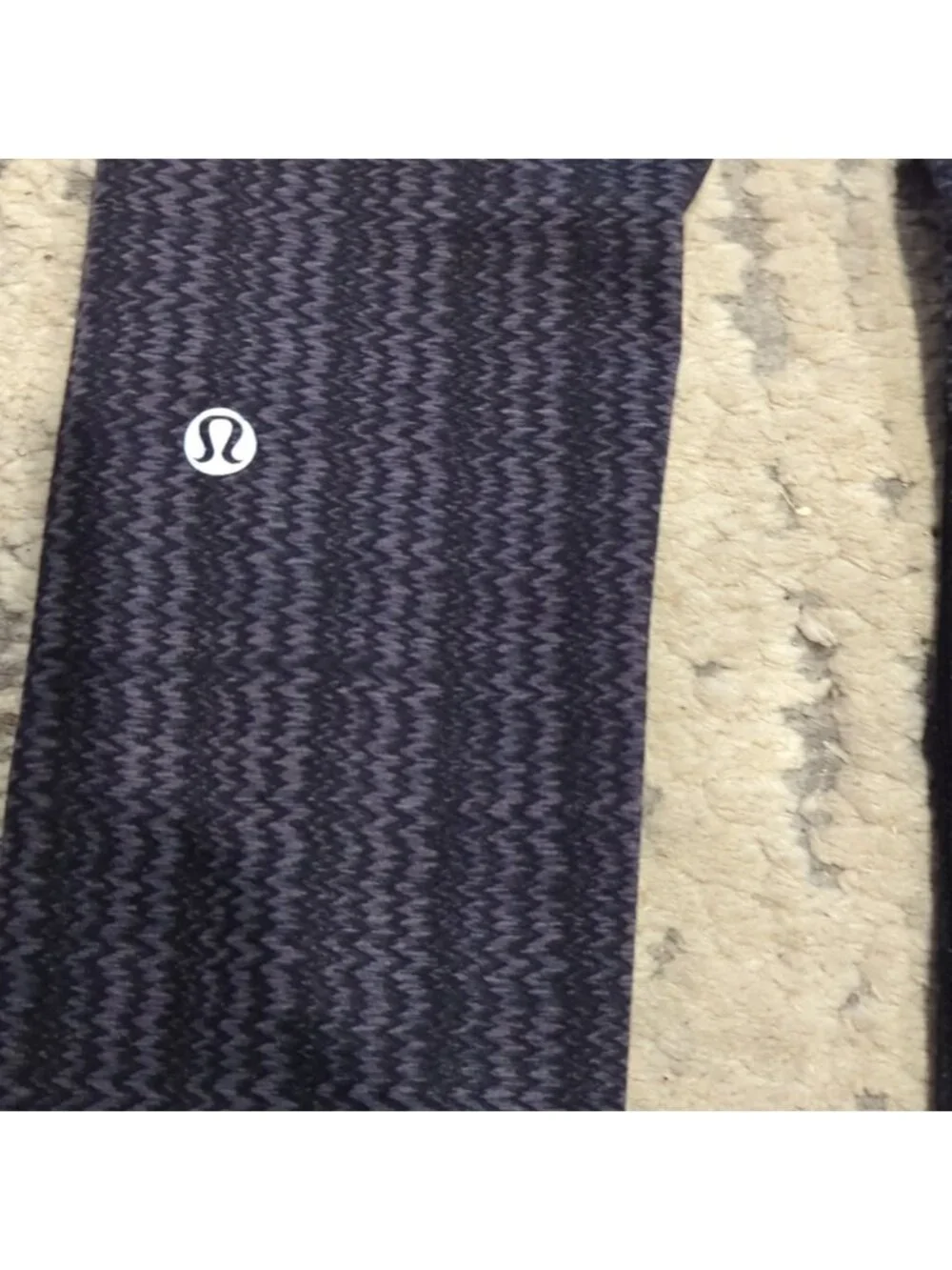 Lululemon Wunder Under Pant *High/Low Ziggy Wee September Black / Black
